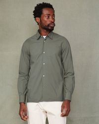 Officine Generale - Soft Collar Shirt - Lyst