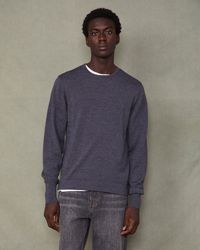 Officine Generale - Crew Neck Sweater - Lyst