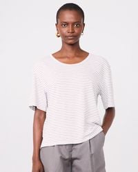 Officine Generale - T-Shirt Leya - Lyst
