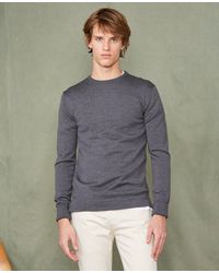 Officine Generale - Crew Neck Sweater - Lyst