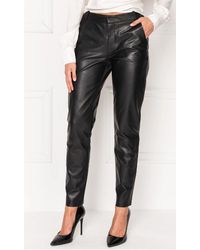 Lamarque Leather Trouser - Black