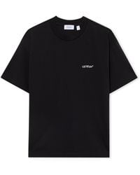 Off-White c/o Virgil Abloh - Embroidered Arrow Out Flower T-Shirt - Lyst