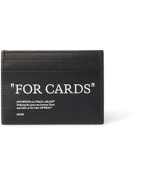 Off-White c/o Virgil Abloh - Off- Quote Bookish Leather Cardholder - Lyst