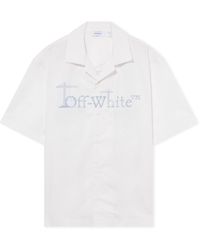 Off-White c/o Virgil Abloh - City Nature Poplin Bowling Shirt - Lyst
