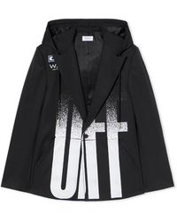 Off-White c/o Virgil Abloh - Big Off Gradient Wool Hood Jacket - Lyst