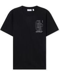 Off-White c/o Virgil Abloh - Outline Double Arrow Slim T-Shirt - Lyst