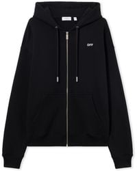 Off-White c/o Virgil Abloh - Graphic Full Zip Hoodie - Lyst