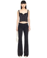 Off-White c/o Virgil Abloh - Top Bling tipo bustier - Lyst