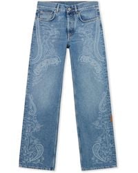 Off-White c/o Virgil Abloh - Paisley Susy Denim Pants - Lyst