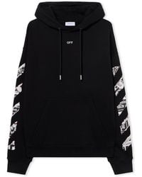 Off-White c/o Virgil Abloh - Newspaper Arrow Skate Hoodie - Lyst