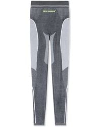 Off-White c/o Virgil Abloh - Race Logo Arrow Seamless Leggings - Lyst