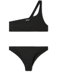 Off-White c/o Virgil Abloh - Off Stamp One-shoulder Bikini - Lyst