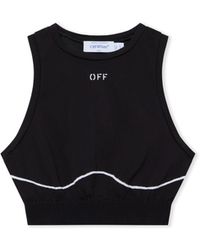 Off-White c/o Virgil Abloh - Off Stamp Seamless Crop Top - Lyst