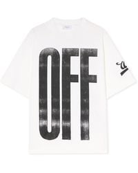 Off-White c/o Virgil Abloh - Big Off Diagonal Skate Logo T-Shirt - Lyst