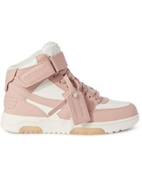 Off-White c/o Virgil Abloh - Sneakers alte Out of Office in pelle - Lyst