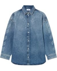 Off-White c/o Virgil Abloh - Paisley Denim Lover Shirt Jacket - Lyst