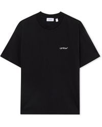 Off-White c/o Virgil Abloh - Embroidered Arrow Out Flower T-Shirt - Lyst