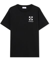 Off-White c/o Virgil Abloh - Small Arrow Slim Logo T-Shirt - Lyst