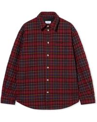 Off-White c/o Virgil Abloh - Spray Arrow Check Padded Overshirt - Lyst