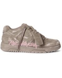 Off-White c/o Virgil Abloh - Out Of Office "For Walking" Suede Sneakers - Lyst