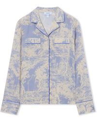 Off-White c/o Virgil Abloh - City Nature Habutai Pajama Shirt - Lyst