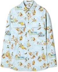 Off-White c/o Virgil Abloh - Fresco Print Den Milit Shirt - Lyst