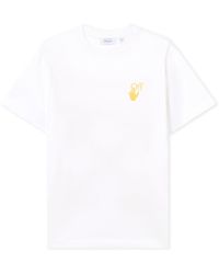 Off-White c/o Virgil Abloh - Slim Fit Graphic S/S T-Shirt - Lyst