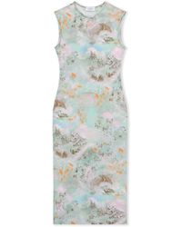 Off-White c/o Virgil Abloh - Light Jersey Storytelling Sleeveless Dress - Lyst