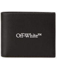 Off-White c/o Virgil Abloh - Portafoglio Bi-Fold con logo Bookish - Lyst