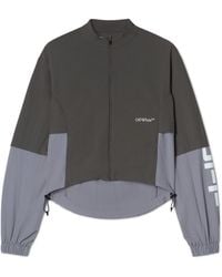 Off-White c/o Virgil Abloh - Dark Off Parachute Jacket - Lyst