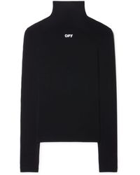 Off-White c/o Virgil Abloh - Off Stamp Second Skin L/S Turtle Neck - Lyst