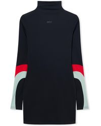 Off-White c/o Virgil Abloh - Lycra Color Insert Mini Dress - Lyst