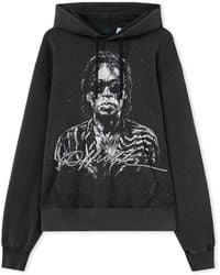 Off-White c/o Virgil Abloh - Miles Davis Stadium Regular Hoodie - Lyst