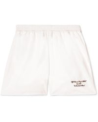 Off-White c/o Virgil Abloh - Embr Poplin Ela Waist Shorts - Lyst