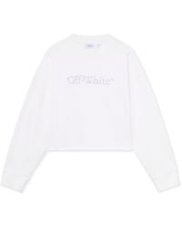 Off-White c/o Virgil Abloh - City Nature Arrow Cropped Crewneck - Lyst