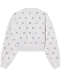 Off-White c/o Virgil Abloh - Lurex Little Arrows Sweatshirt - Lyst