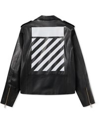 Off-White c/o Virgil Abloh - Diagonal Tab Biker - Lyst