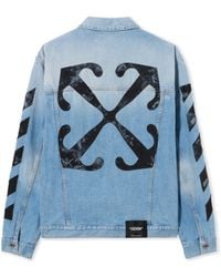 Off-White c/o Virgil Abloh - Fresco Diag Arr Den Skate Jkt - Lyst