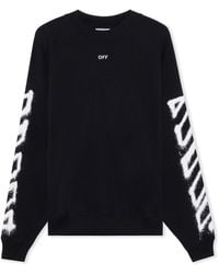Off-White c/o Virgil Abloh - Spray Can Arrow Skate Sweatshirt - Lyst