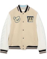 Off-White c/o Virgil Abloh - Star Logo Varsity Jacket - Lyst