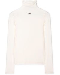 Off-White c/o Virgil Abloh - Off Stamp Second Skin L/S Turtleneck - Lyst