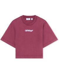 Off-White c/o Virgil Abloh - Hindi Ramage Arrow Crop T-Shirt - Lyst