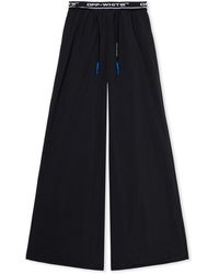 Off-White c/o Virgil Abloh - Logoband Wide-Leg Pants - Lyst