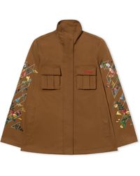 Off-White c/o Virgil Abloh - Arrow Flower Field Twill Jacket - Lyst