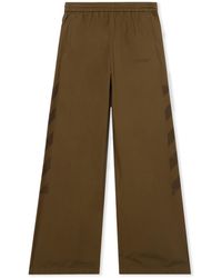 Off-White c/o Virgil Abloh - Diagonal Cotton Trackpants - Lyst
