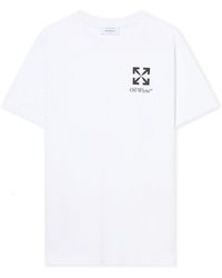Off-White c/o Virgil Abloh - Small Arrow Slim Logo Tee - Lyst