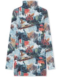 Off-White c/o Virgil Abloh - World Paint Second Skin Mini Dress - Lyst