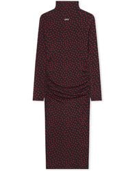 Off-White c/o Virgil Abloh - Off Stamp Dot Second Skin Midi Dress - Lyst