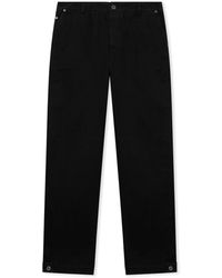 Off-White c/o Virgil Abloh - Racing Staff Cotton Gabardine Pants - Lyst
