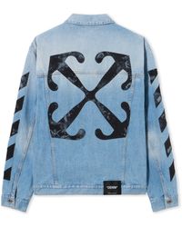 Off-White c/o Virgil Abloh - Fresco Diag Arr Den Skate Jkt - Lyst